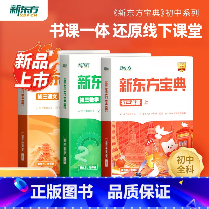 语文 上 九年级/初中三年级 [正版]旗舰 云书中学宝典初三语文数学英语物理化学 初一二三上下册级辅导书籍全国通用高频考