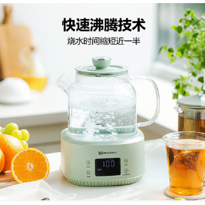 MOKKOM磨客1L全玻璃烧水壶养生壶MK-521