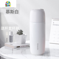 保温杯女便携学生316不锈钢可爱简约ins大容量男定制水杯子 FENGHOU 魅夜黑