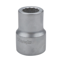 长鹿 3/4”&1”雾面十二角重型套筒 38mm
