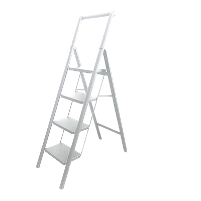 好企来 碳钢 4步人字梯 (扶手) 白 BY—0069 1.5米/架