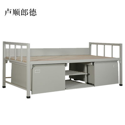 卢顺郎德钢制含柜单人床2米*1米