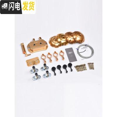 三维工匠升降晾衣架手摇阳台晾衣杆单杆双杆式家用凉衣架晒被子室内挂衣杆 [高雅银]2.4米+30个衣架 大