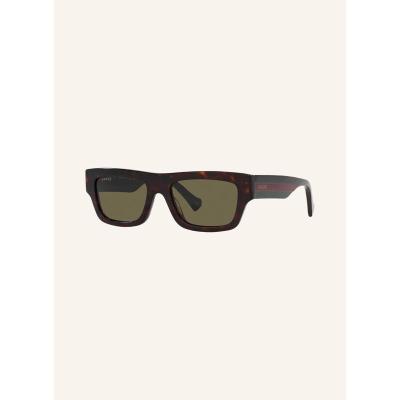 古驰(GUCCI)男款矩形塑框滤光3级偏光太阳镜意大利工艺正品户外休