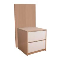 豫汉迎床头柜带背板 500*400*500mm台