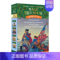 神奇树屋21-24册盒装 [正版]英文原版 神奇树屋练习册3本套装 Magic Tree House 英文版 美国中小学