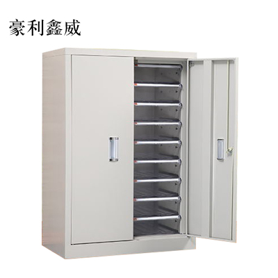 豪利鑫威文件柜抽屉式票据多层分类箱档案柜合同资料架烘焙收纳样品柜带门18抽柜