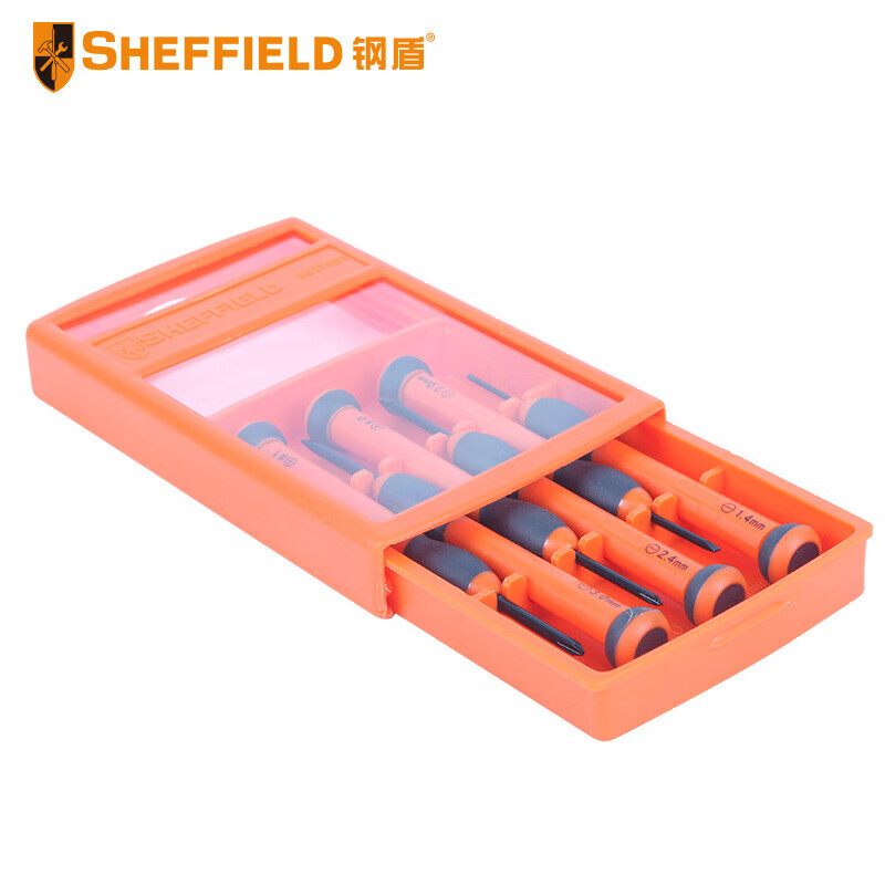 钢盾(SHEFFIELD) S037001 6件套精密螺丝批[家用]