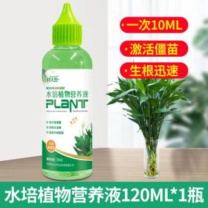 [补贴10%]水培植物专用营养液富贵竹转运竹巴西木郁金香绿萝铜钱草通用肥料