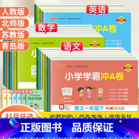 数学-人教版 四年级下 [正版]2024春PASS小学学霸冲A卷一二三四五六年级上下册试卷测试卷全套语文数学英语人教版北