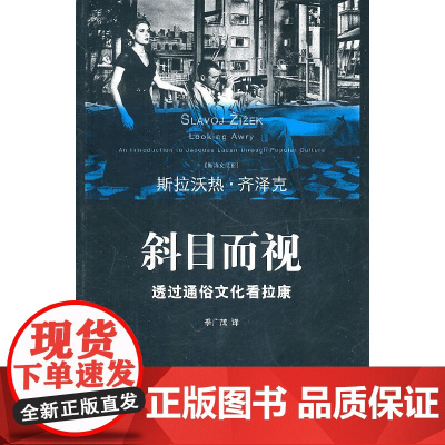 斜目而视:透过通俗文化看拉康 浙江大学出版社 正版书籍