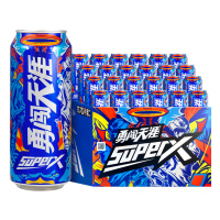 雪花啤酒(Snowbeer)8度 勇闯天涯 superX 500ml*24听 整箱装