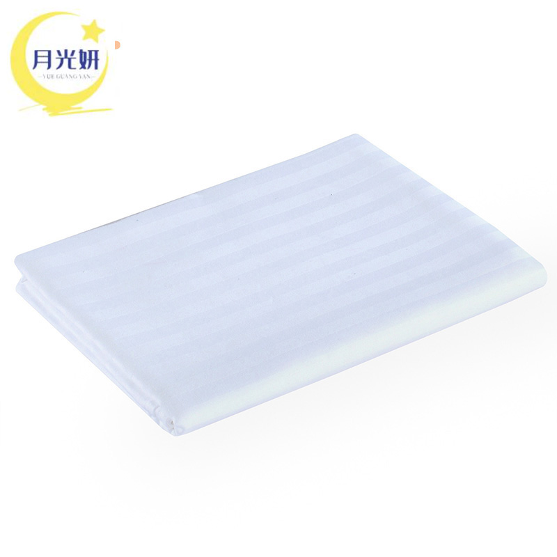 月光妍 40s纯棉缎条床单 135*210cm 条