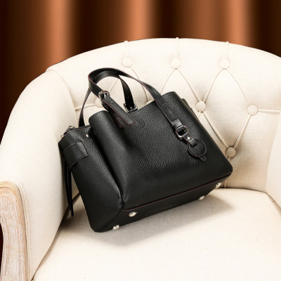 奇诺佰包包女手提包2020新款时尚真皮大容量女包宽肩带单肩斜挎包潮