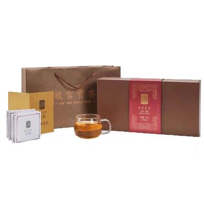 中茶百年木仓湖南安化黑茶2018年故宫贡茶文华武英黑砖茶4Kg