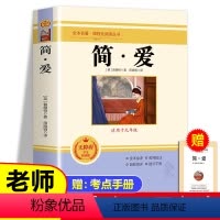 简爱 [正版]简爱和儒林外史全套2册九年级下册必读原著书籍人教版名著简爱书籍完整版课外阅读经典书目初中生初三学生课外书