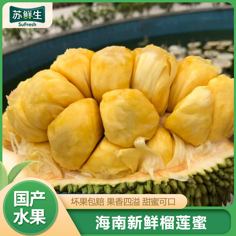 [苏鲜生]海南榴莲蜜 2-3斤 应季热带新鲜水果手撕软糯香甜湿苞