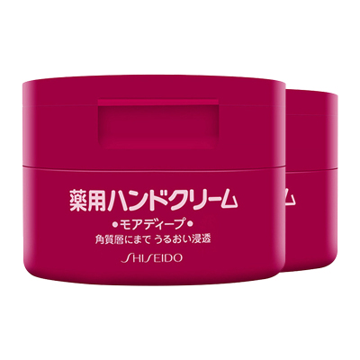 日本资生堂SHISEIDO 尿素护手霜 100g 2瓶 保湿补水滋润手霜 红罐