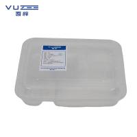 吾梓 一次性餐盒 方形分体四格*150个/箱