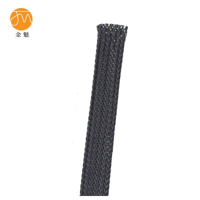 金魅 阻燃尼龙编织网管 扁宽10mm*300m长 卷