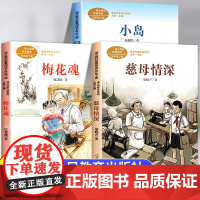 五年级必读课外书老师教材同步阅读书籍 慈母情深梁晓声人教版梅花魂小岛书 课文作家作品系列儿童文学经典读物人民教育出版社