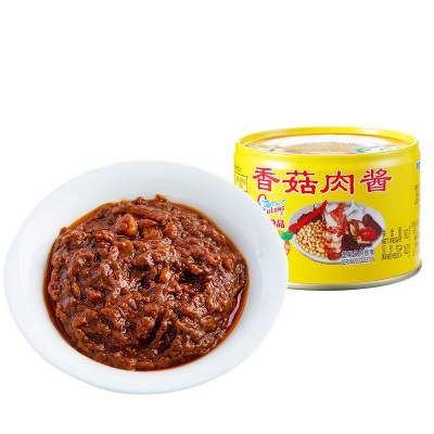 香菇肉酱罐头古龍,GuLong下饭菜拌饭肉酱意大利面酱捞面拌面酱180g*3罐