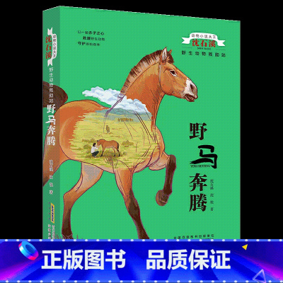 野马奔腾 [正版]全套6本雪山狼魂野马奔腾金蟒狂舞猴王荣耀雄鹰绝唱沈石溪的书籍动物小说动物救助站大王系列小学生三四五六年
