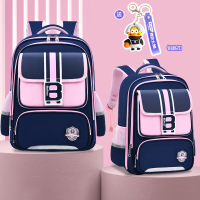 新款小学生书包1-3-6年级英伦风儿童书包轻便男女双肩背包_1