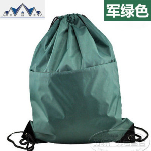 抽绳袋旅行简易抽绳双肩背包男女包束口袋杂物袋收纳鞋袋可印LOGO 三维工匠收纳包