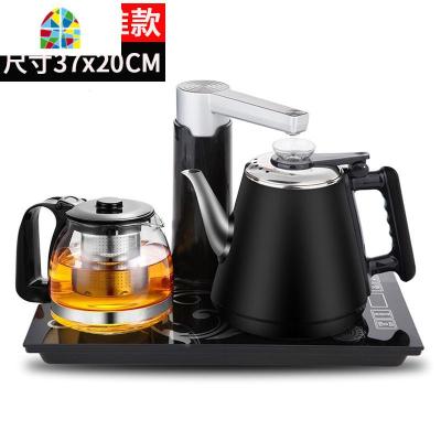 全自动上水壶电热烧水壶保温一体家用抽水泡茶具器专用电磁炉茶台 FENGHOU 黑色