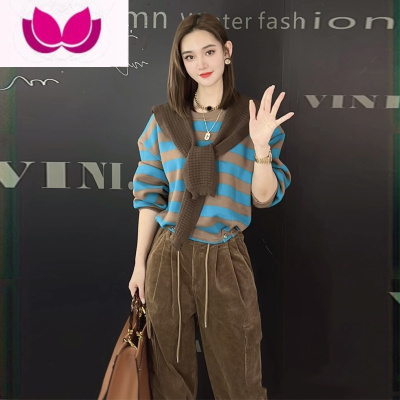 七斓欧货休闲运动套装女薄款2023新款时尚洋气小个子显高加绒春季