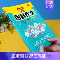 开心漫画图解分类作文 [正版]新小学生分类作文大百科+同步作文书大全三四五六年级小升初写作方法思维导图好词好句好段积累满