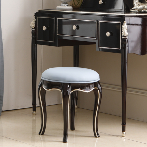 欧式梳妆凳梳妆台化妆凳子美式实木简约现代卧室网红梳妆化妆椅子 如图