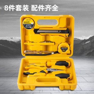 得力(deli)多功能五金应急维修手动工具箱