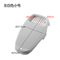 [补贴10%]加厚搓衣板小洗衣服的防滑洗衣板家用洗衣盆塑料洗衣搓板宿舍新式 [加厚防滑]灰白色小号 [自带沥水皂盒]
