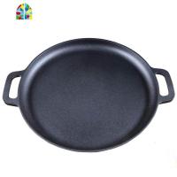 铸铁煎饼锅加厚老式煎饼鏊子生铁无涂层家用烙饼锅平底锅煎锅 FENGHOU 35cm单锅