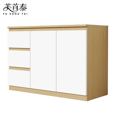 芙首泰办公文件柜二门三抽120*40*80cm台