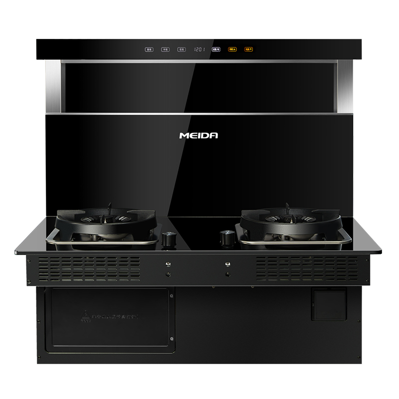美大(MEIDA)嵌入式集成灶分体式F1Pro(2201H)分体式 燃气灶烟灶联动安装厨房烟灶套餐挥手智控 液化气
