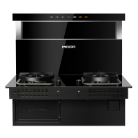 美大(MEIDA)嵌入式集成灶分体式F1Pro(2201H)分体式 燃气灶烟灶联动安装厨房烟灶套餐挥手智控 液化气