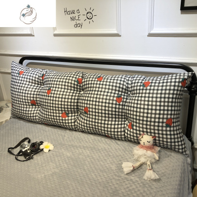 床头靠垫双人长靠枕软包靠背沙发榻榻米抱枕靠枕床头板软包大靠背舒适主义