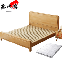 鑫木樽床+床垫1.5m套