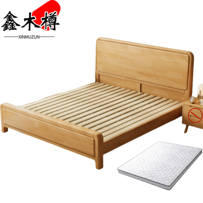 鑫木樽床+床垫1.5m套