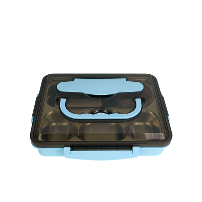 珂美芙 304不锈钢饭盒 五格(含汤碗) 个