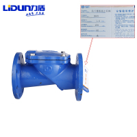 力盾 法兰橡胶瓣止回阀 6560 DN150 台
