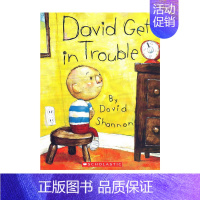 大卫惹麻烦 [正版]平装绘本 吴敏兰廖彩杏书单 凯迪克绘本奖 英文原版儿童图画绘本 幼儿认知启蒙生活习惯 宝宝睡前故事书