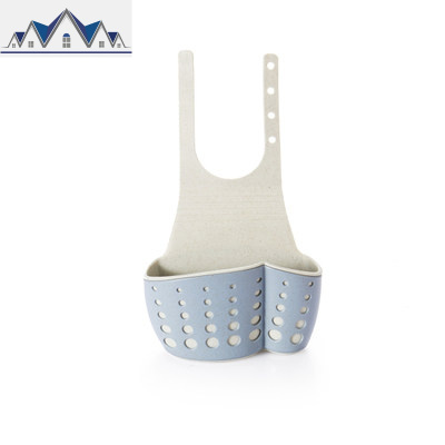 厨房水沥水袋创意水龙头收纳挂袋挂篮洗碗海绵水池沥水篮置物架 三维工匠