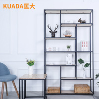 匡大办公柜储物架铁艺书架1.2米办公书架