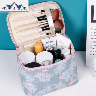 化妆包便携袋ins风收纳盒品手提网红大容量箱韩国可爱日系女莓 三维工匠收纳包