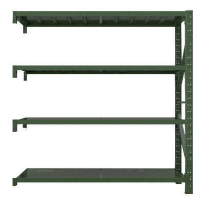 汉诺鑫威消防铁锹镐农具摆放架安保装备器材存放架绿色盾牌货架存放架中型-副架