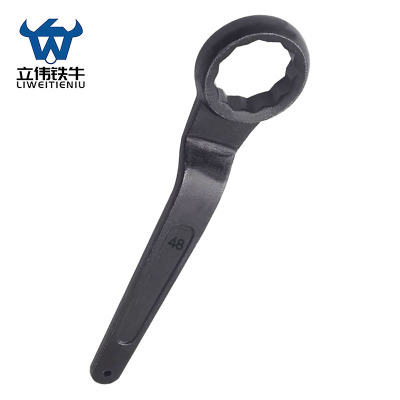 立伟铁牛单头梅花扳手48mm/把